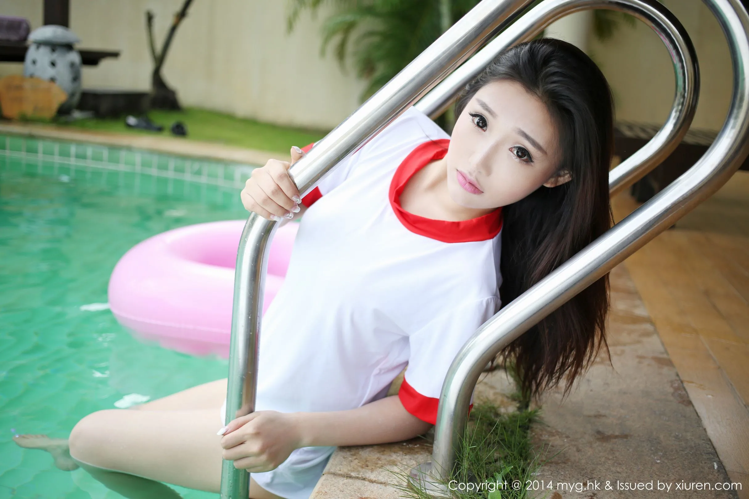 [Bộ sưu tập ảnh MyGirl Beauty] 09/09/2014 Tập 044 Anna Xu Ziqi Buổi chụp ảnh du lịch Sanya - 34