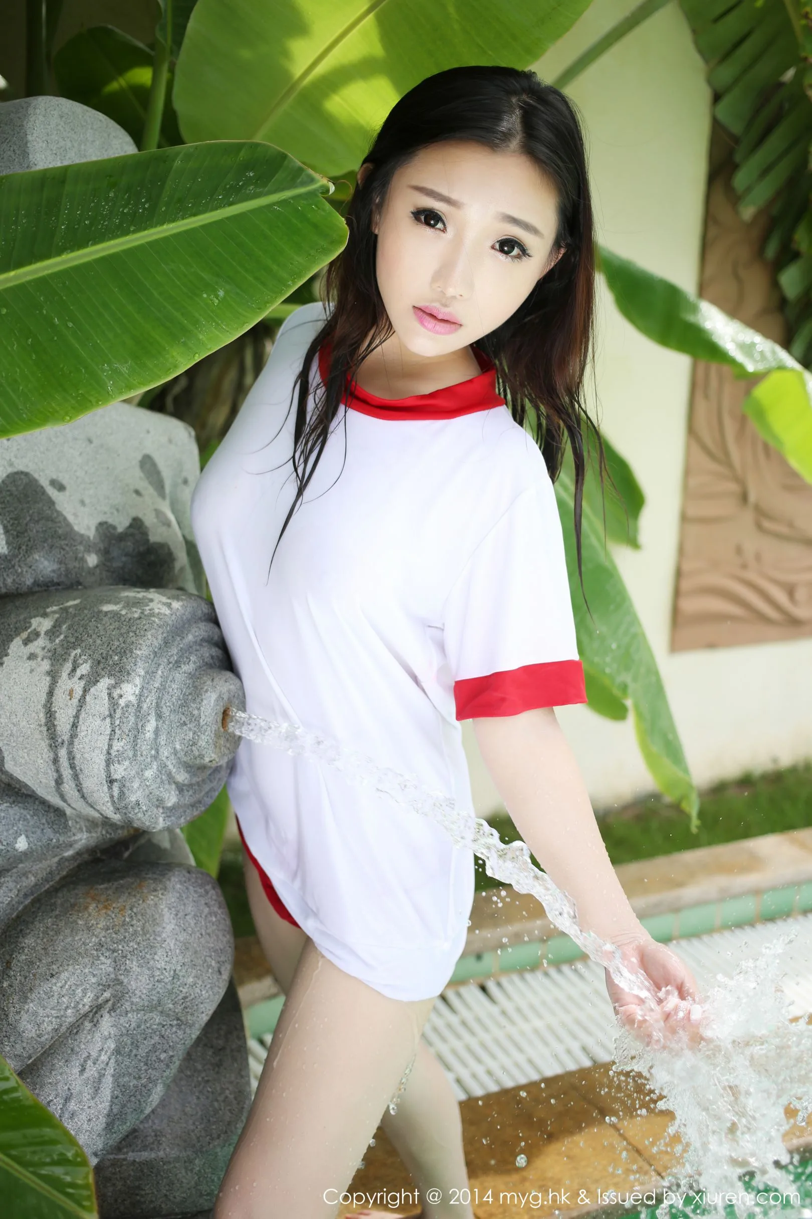 [Bộ sưu tập ảnh MyGirl Beauty] 09/09/2014 Tập 044 Anna Xu Ziqi Buổi chụp ảnh du lịch Sanya - 48