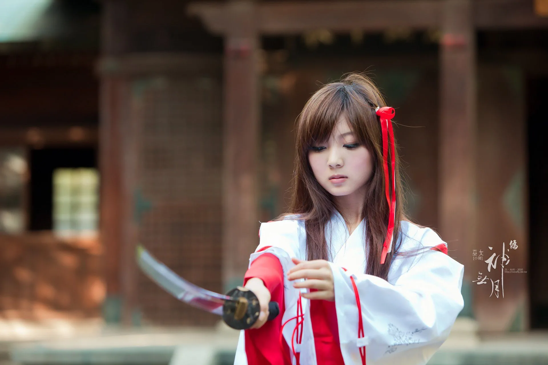 [Vẻ đẹp Đài Loan] Giả. Cosplay Heo Nữ tu đền Kannazuki - Bộ ảnh độ phân giải cao - 49