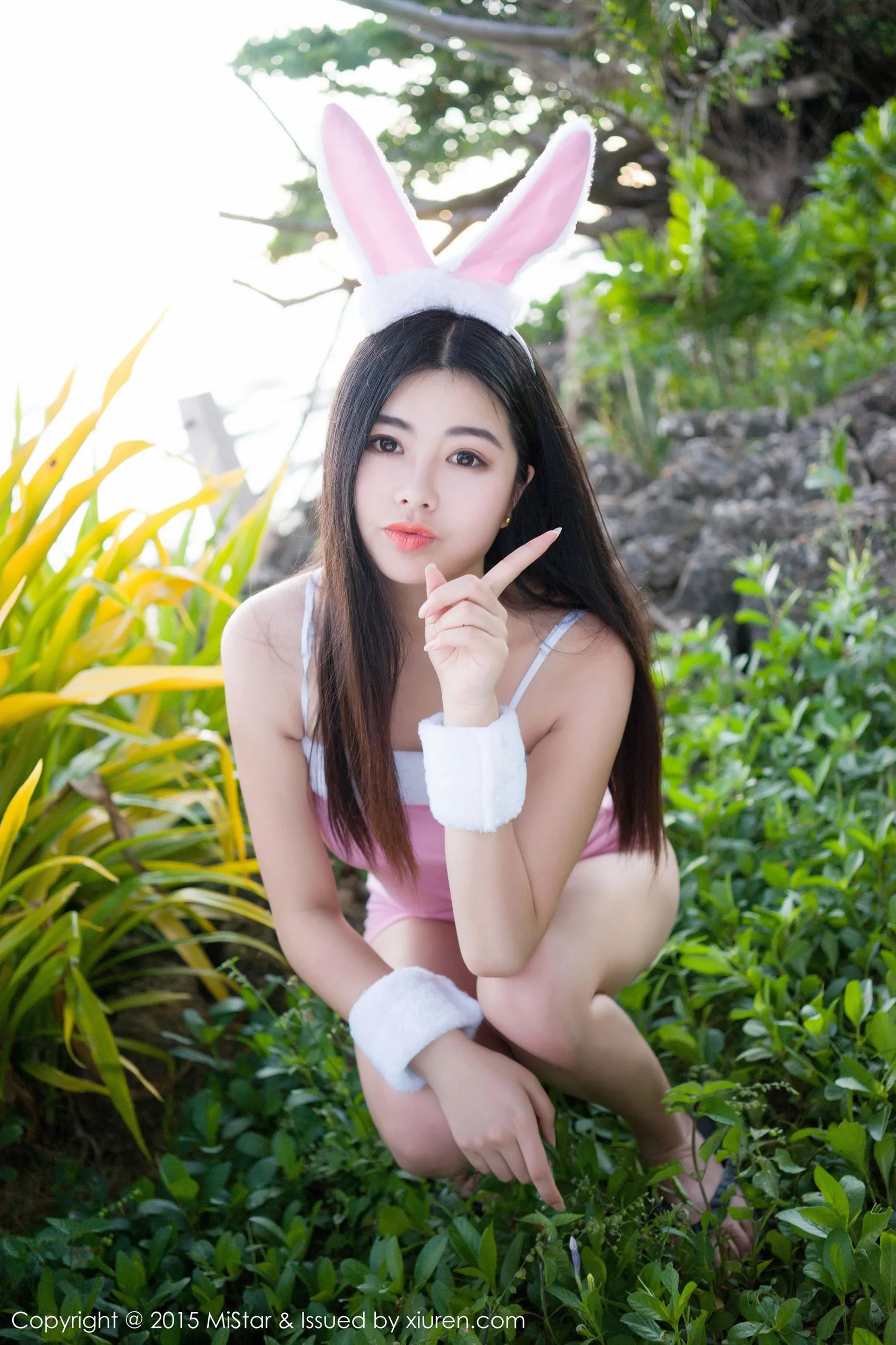 [Câu lạc bộ MiStar Charm]VOL.050 Naru Selena - Bộ đồ bơi học sinh + Trang phục cô gái thỏ dễ thương - 41